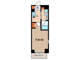 ヴェルト府中（８０１）の物件間取画像